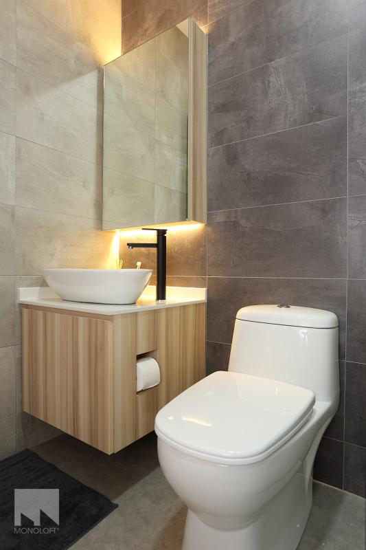 Industrial, Scandinavian Design - Bathroom - Office - Design by MONOLOFT