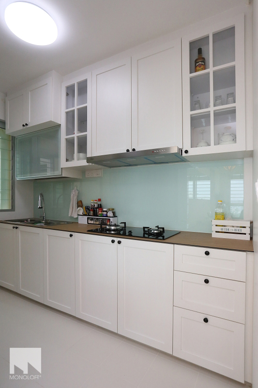 Country, Scandinavian Design - Kitchen - HDB 3 Room - Design by MONOLOFT