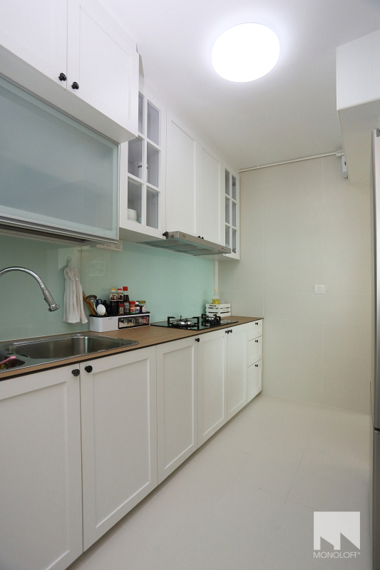 Country, Scandinavian Design - Kitchen - HDB 3 Room - Design by MONOLOFT