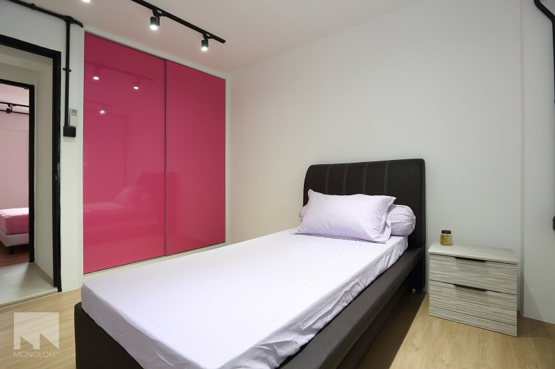 Industrial, Modern Design - Bedroom - HDB 3 Room - Design by MONOLOFT