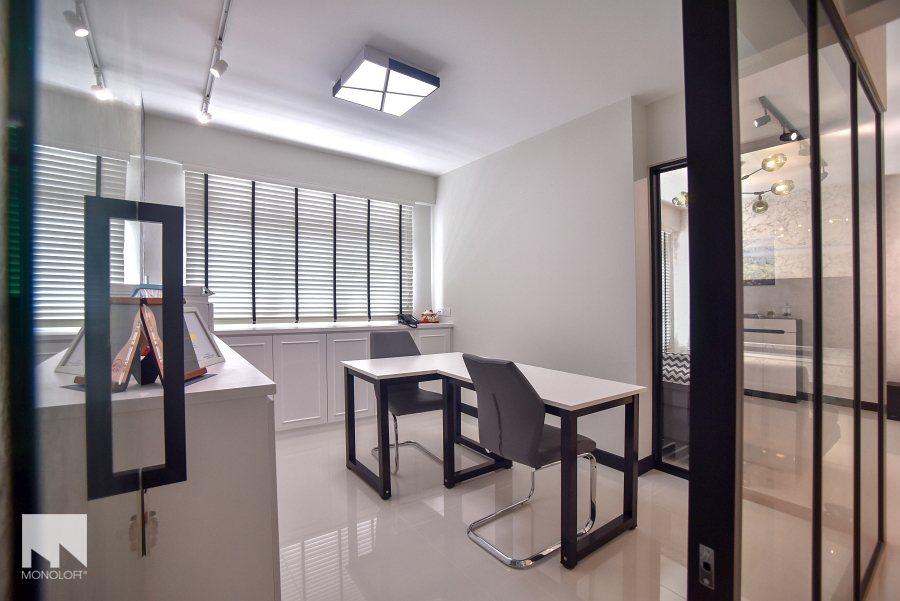 Minimalist Design - Study Room - HDB 4 Room - Design by MONOLOFT