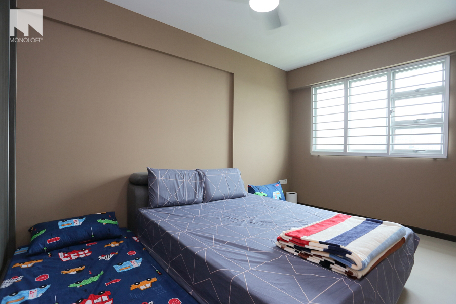Contemporary, Minimalist Design - Bedroom - HDB 4 Room - Design by MONOLOFT