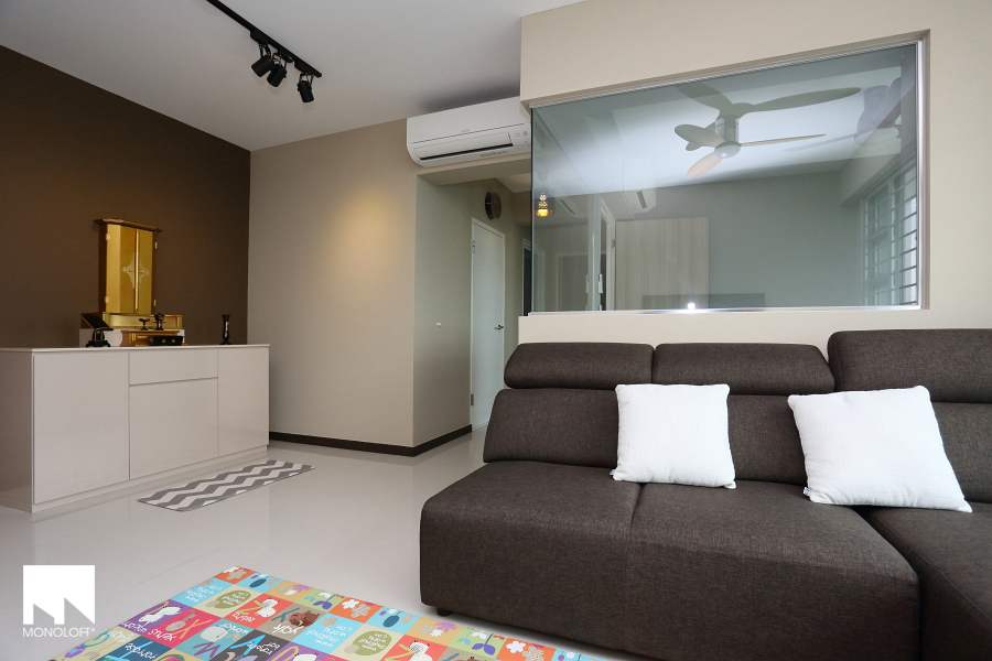 Contemporary, Minimalist Design - Living Room - HDB 4 Room - Design by MONOLOFT