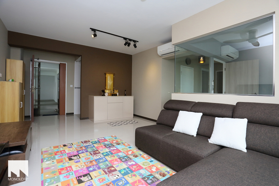 Contemporary, Minimalist Design - Living Room - HDB 4 Room - Design by MONOLOFT