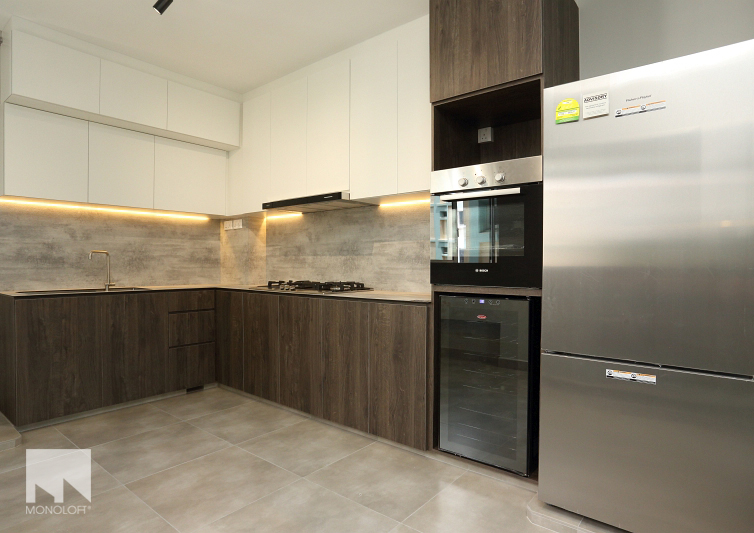 Scandinavian Design - Kitchen - HDB Executive Apartment - Design by MONOLOFT