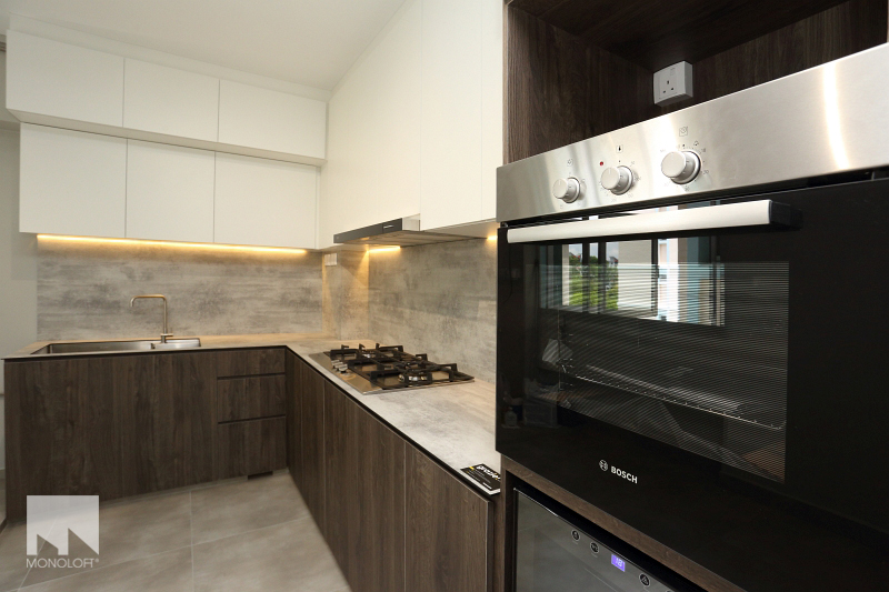 Scandinavian Design - Kitchen - HDB Executive Apartment - Design by MONOLOFT