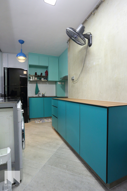 Scandinavian Design - Kitchen - HDB Executive Apartment - Design by MONOLOFT