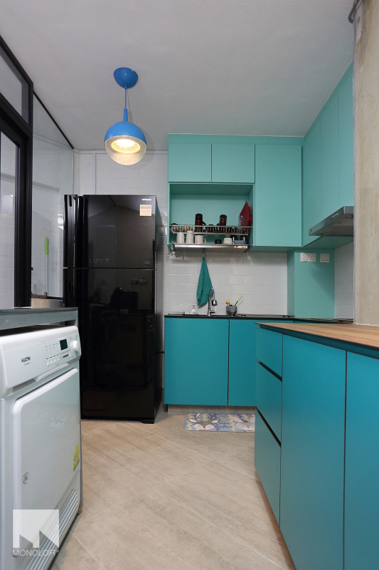 Scandinavian Design - Kitchen - HDB Executive Apartment - Design by MONOLOFT