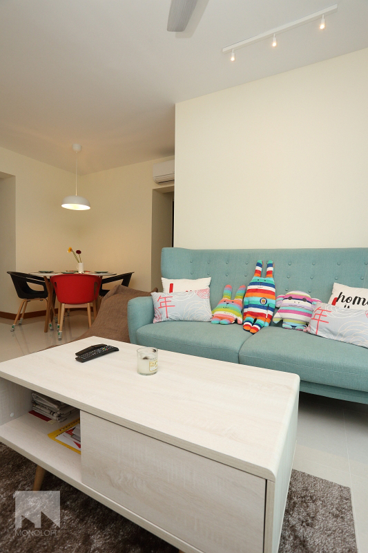 Scandinavian Design - Living Room - HDB 4 Room - Design by MONOLOFT