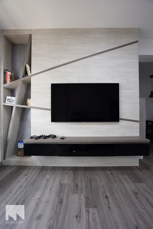 Minimalist, Scandinavian Design - Living Room - HDB 4 Room - Design by MONOLOFT