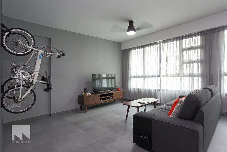 Minimalist Design - Living Room - HDB 5 Room - Design by MONOLOFT