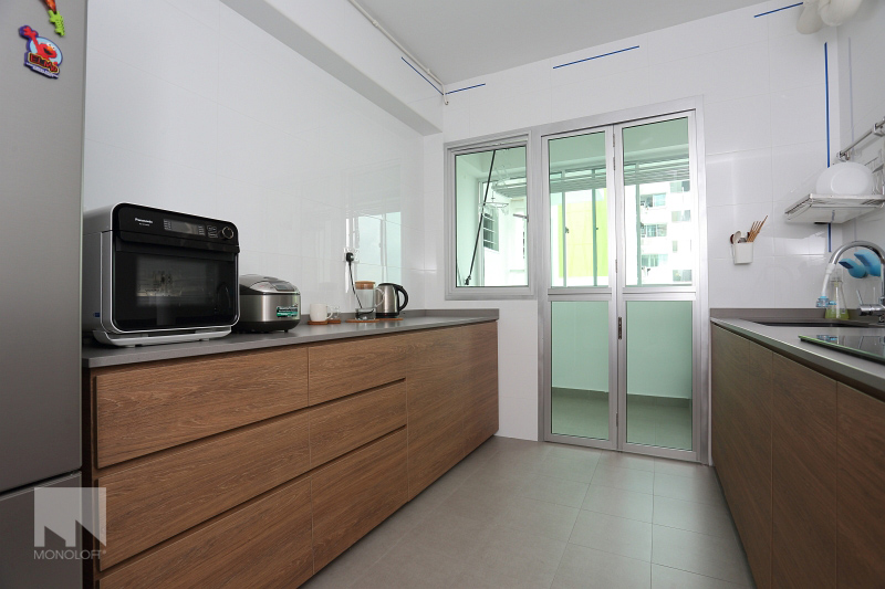 Minimalist Design - Kitchen - HDB 5 Room - Design by MONOLOFT