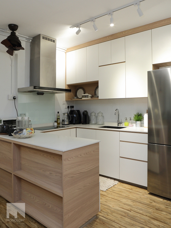 Scandinavian Design - Kitchen - HDB 3 Room - Design by MONOLOFT