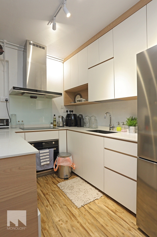 Scandinavian Design - Kitchen - HDB 3 Room - Design by MONOLOFT