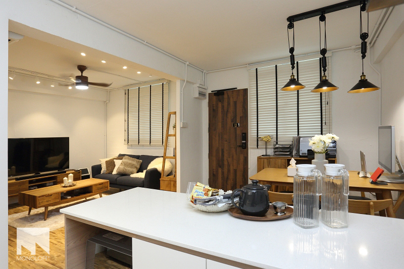 Scandinavian Design - Kitchen - HDB 3 Room - Design by MONOLOFT