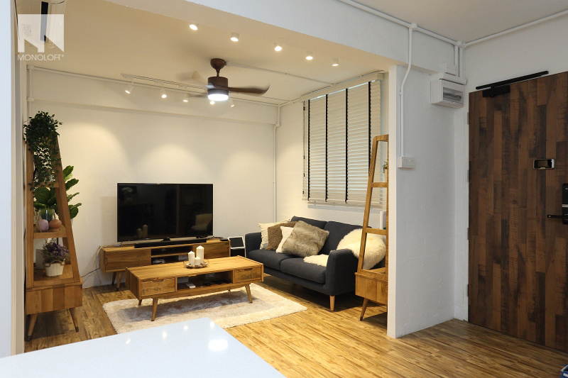 Scandinavian Design - Living Room - HDB 3 Room - Design by MONOLOFT