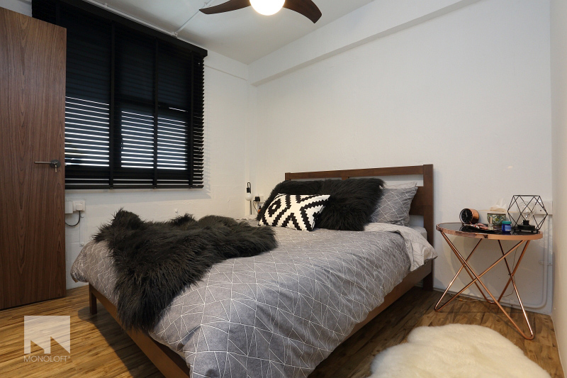 Scandinavian Design - Bedroom - HDB 3 Room - Design by MONOLOFT