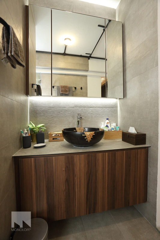 Scandinavian Design - Bathroom - HDB 3 Room - Design by MONOLOFT