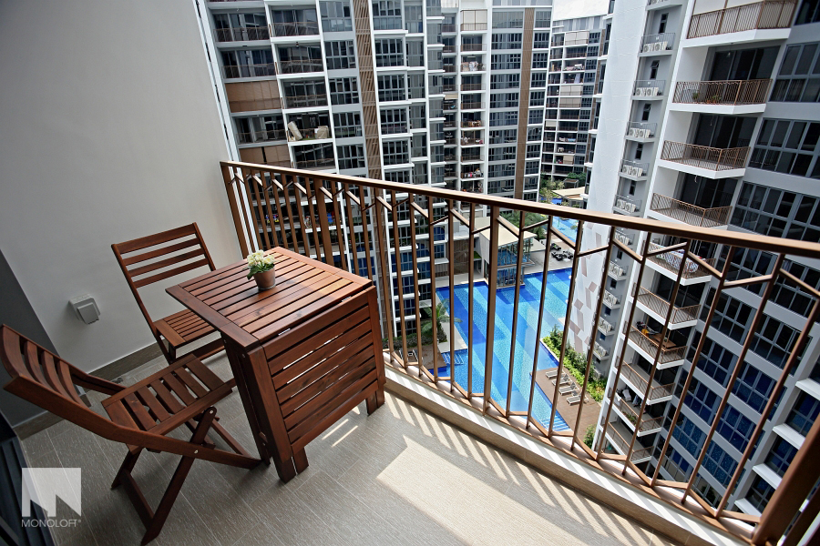 Minimalist, Scandinavian Design - Balcony - Condominium - Design by MONOLOFT
