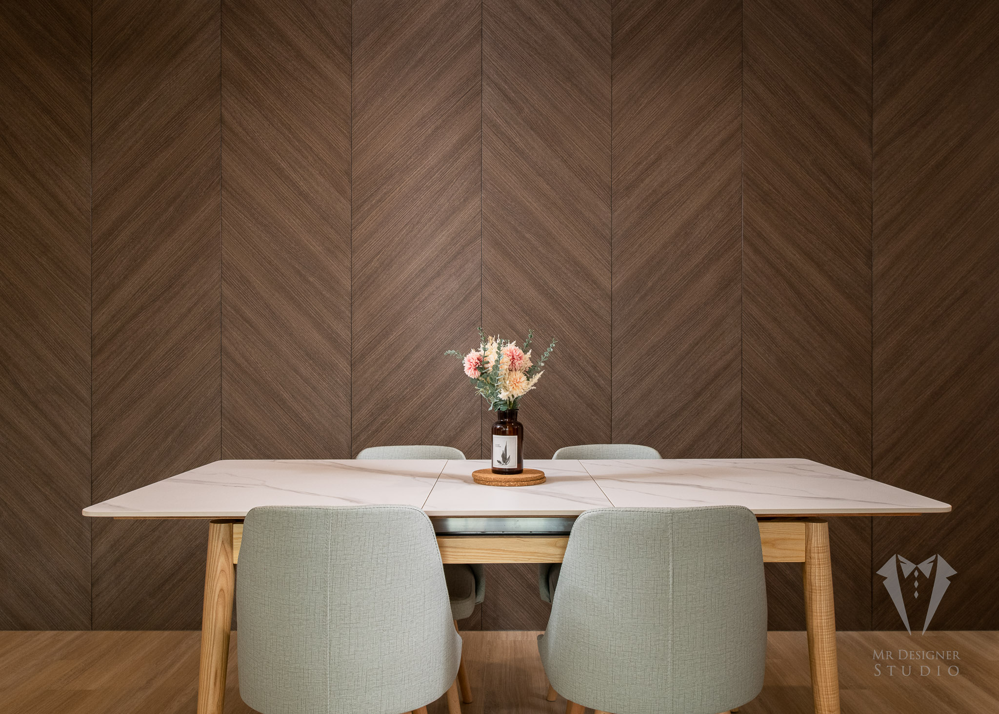 Scandinavian Design - Dining Room - HDB 5 Room - Design by Mr Designer Studio