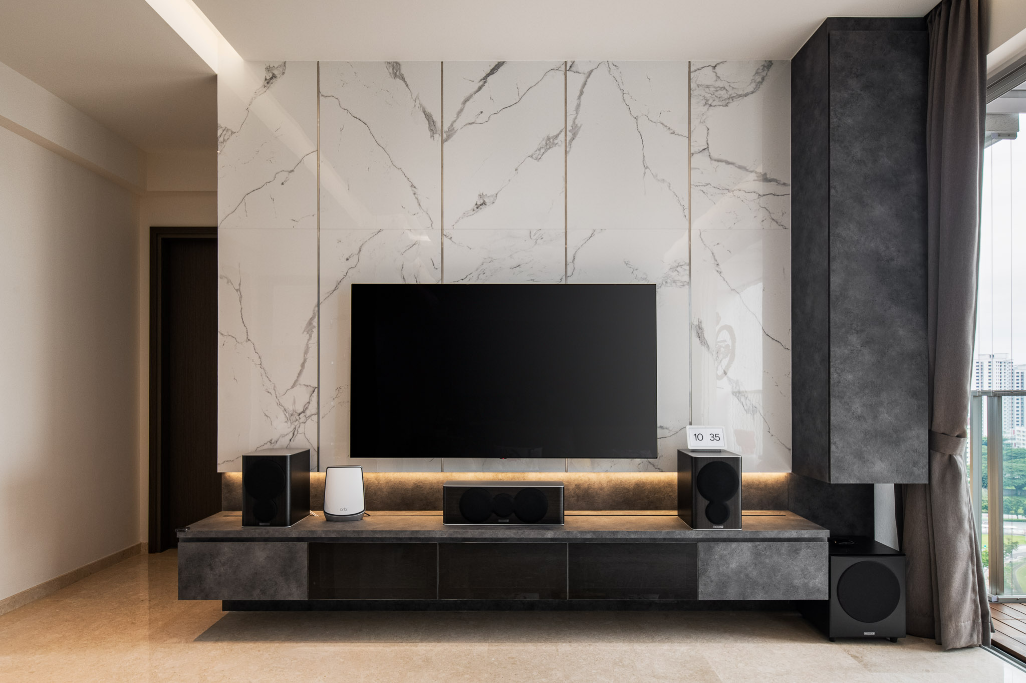Contemporary Design - Living Room - Condominium - Design by Mr Designer Studio