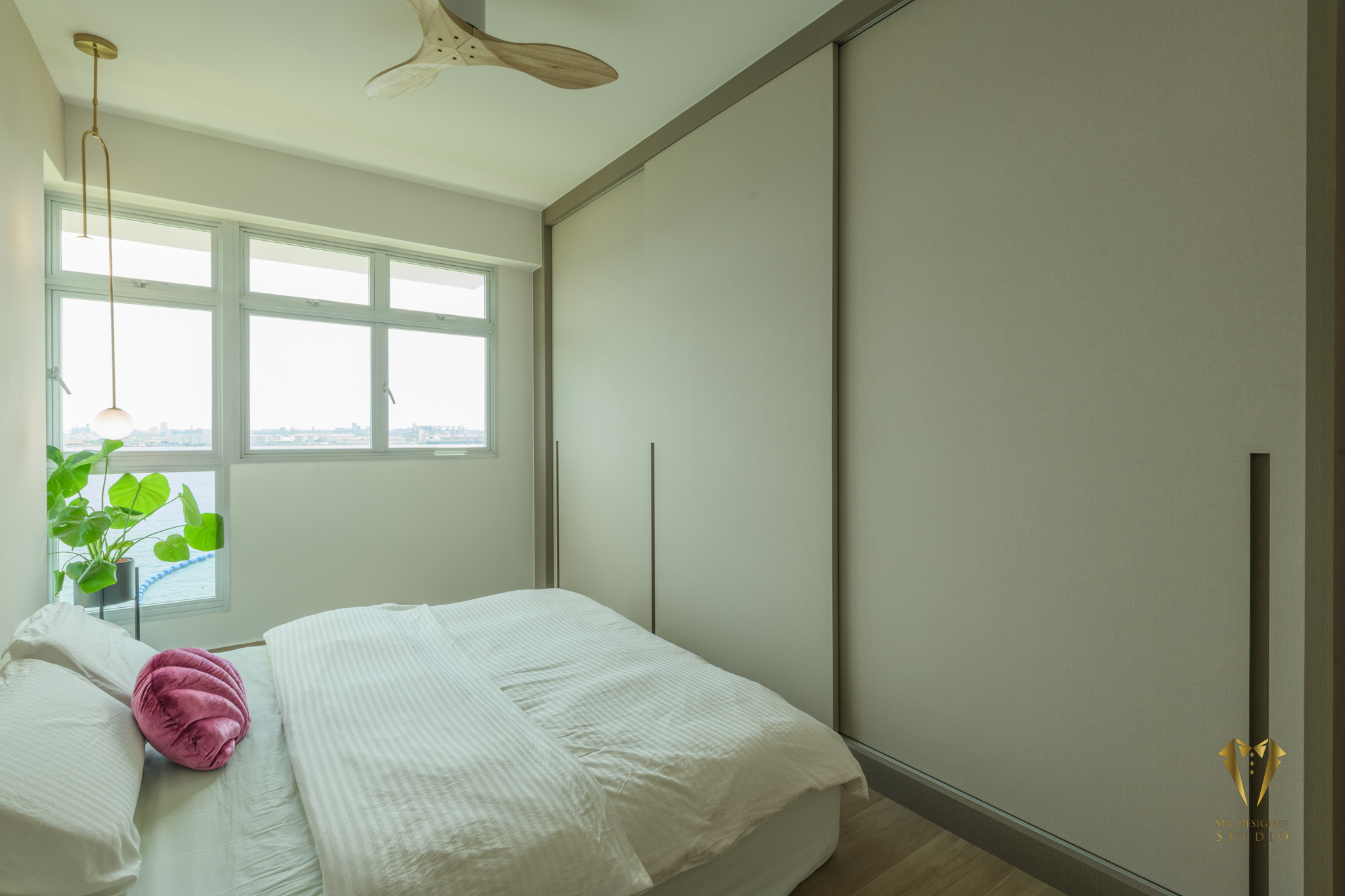 Minimalist Design - Bedroom - HDB 4 Room - Design by Mr Designer Studio