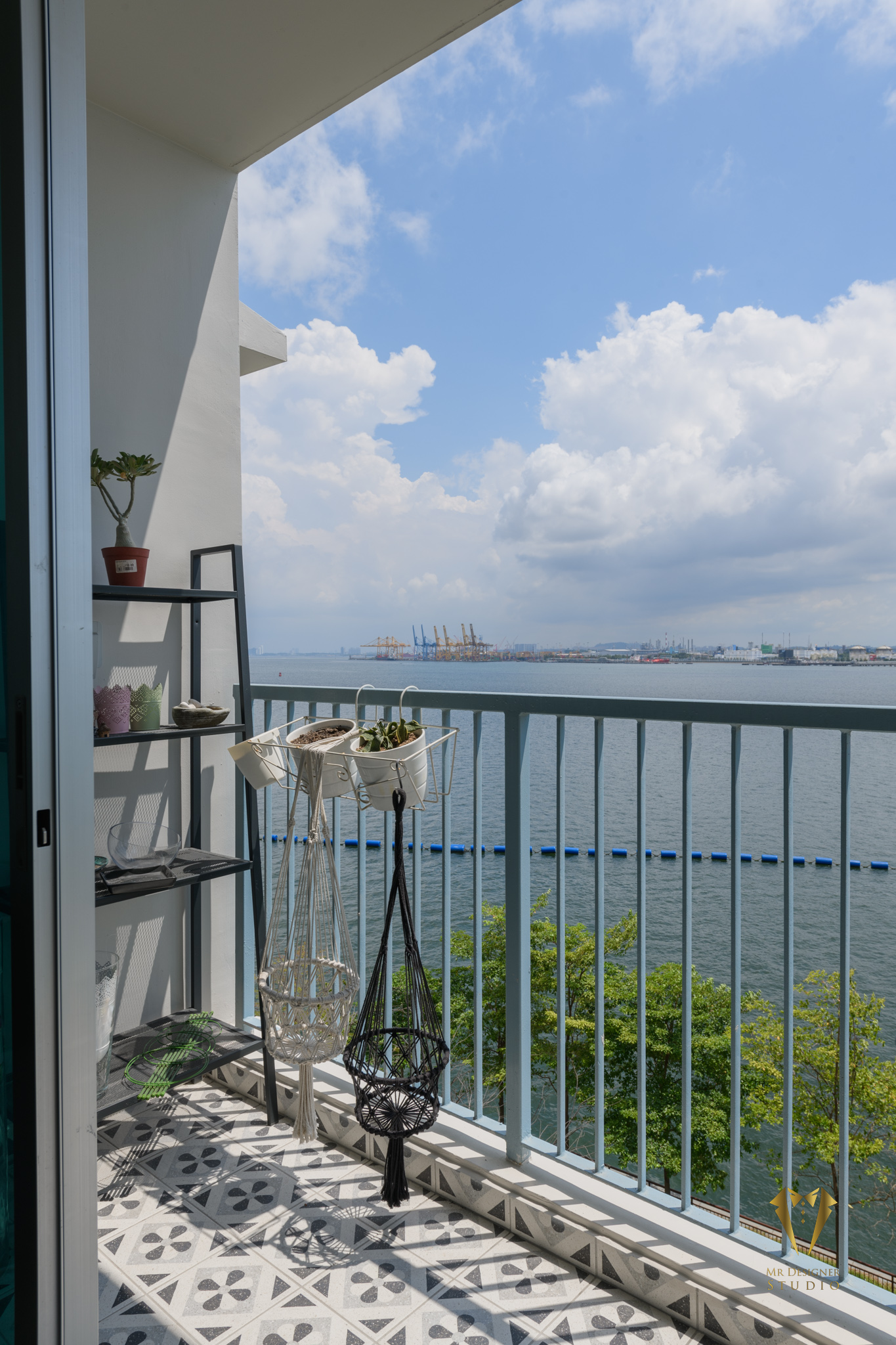 Minimalist Design - Balcony - HDB 4 Room - Design by Mr Designer Studio