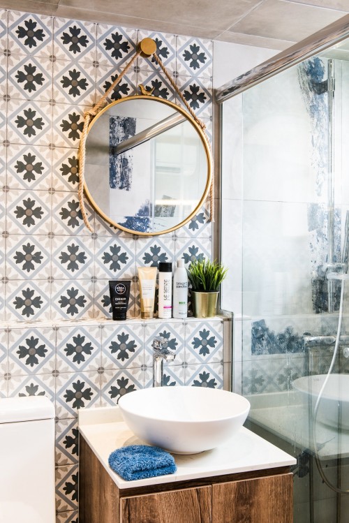 Eclectic Design - Bathroom - HDB 4 Room - Design by Mr Designer Studio