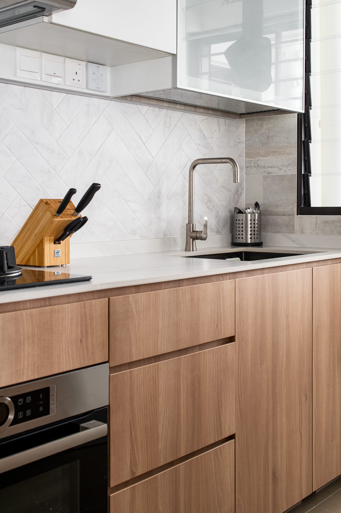 Contemporary, Scandinavian Design - Kitchen - HDB 4 Room - Design by Mr Designer Studio