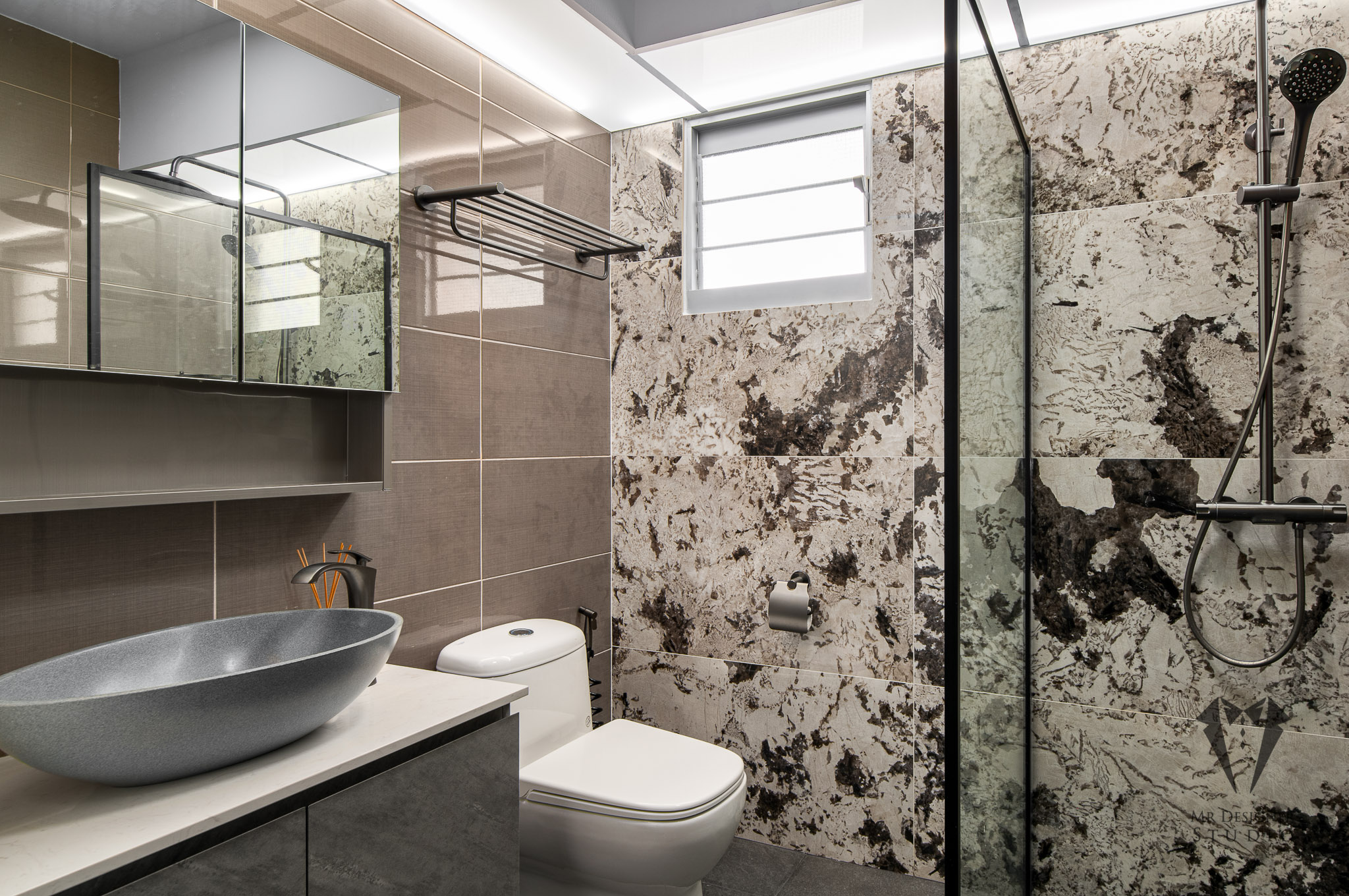 Modern Design - Bathroom - HDB 5 Room - Design by Mr Designer Studio