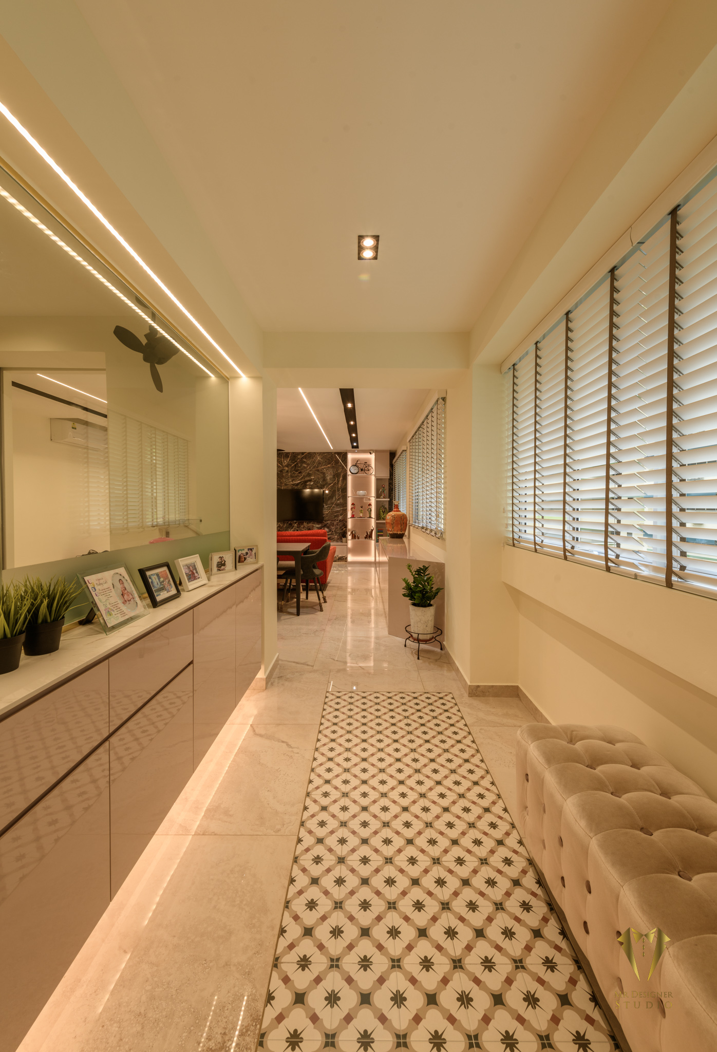 Contemporary, Modern, Oriental Design - Balcony - HDB 5 Room - Design by Mr Designer Studio