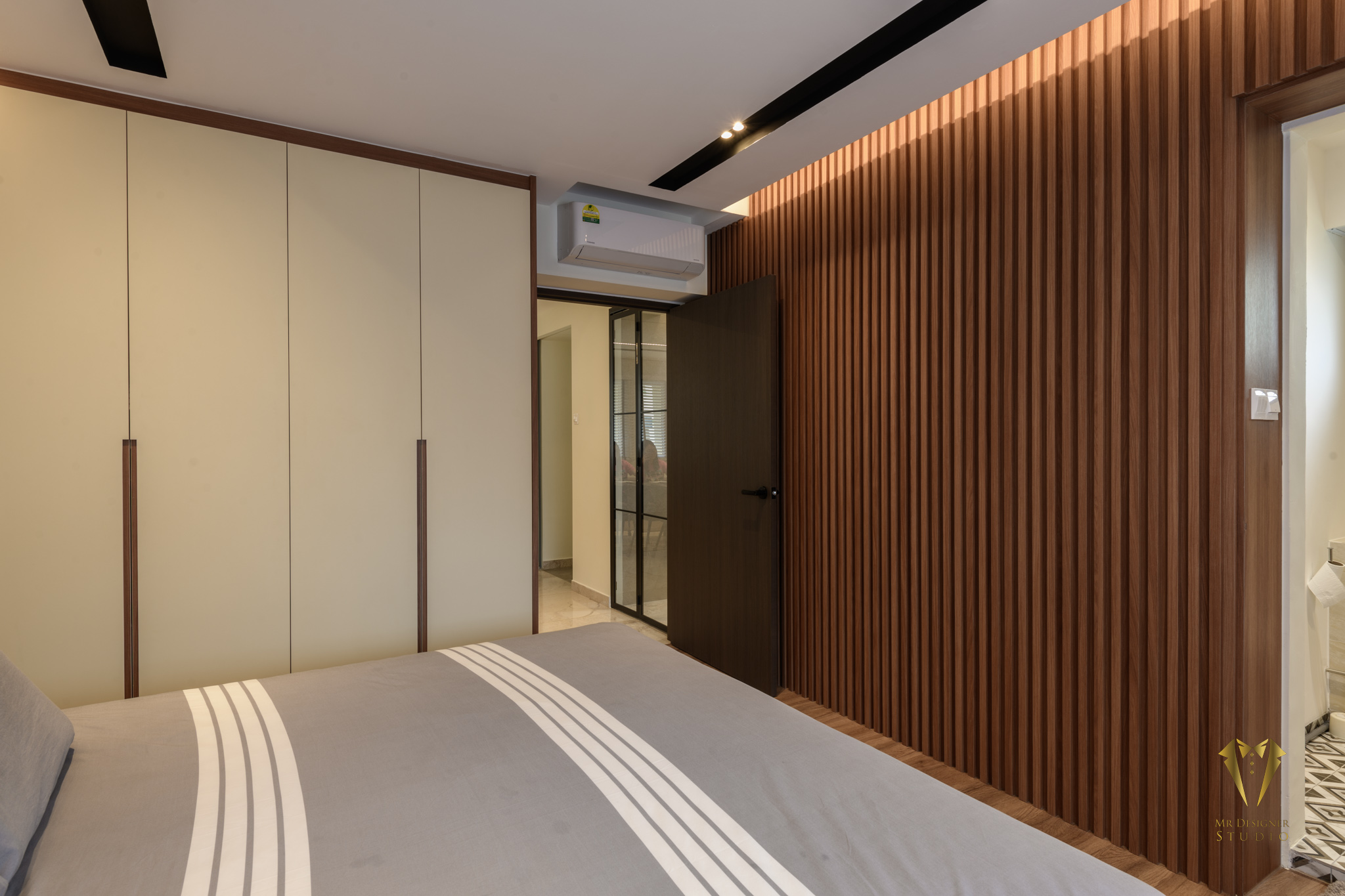 Contemporary, Modern, Oriental Design - Bedroom - HDB 5 Room - Design by Mr Designer Studio