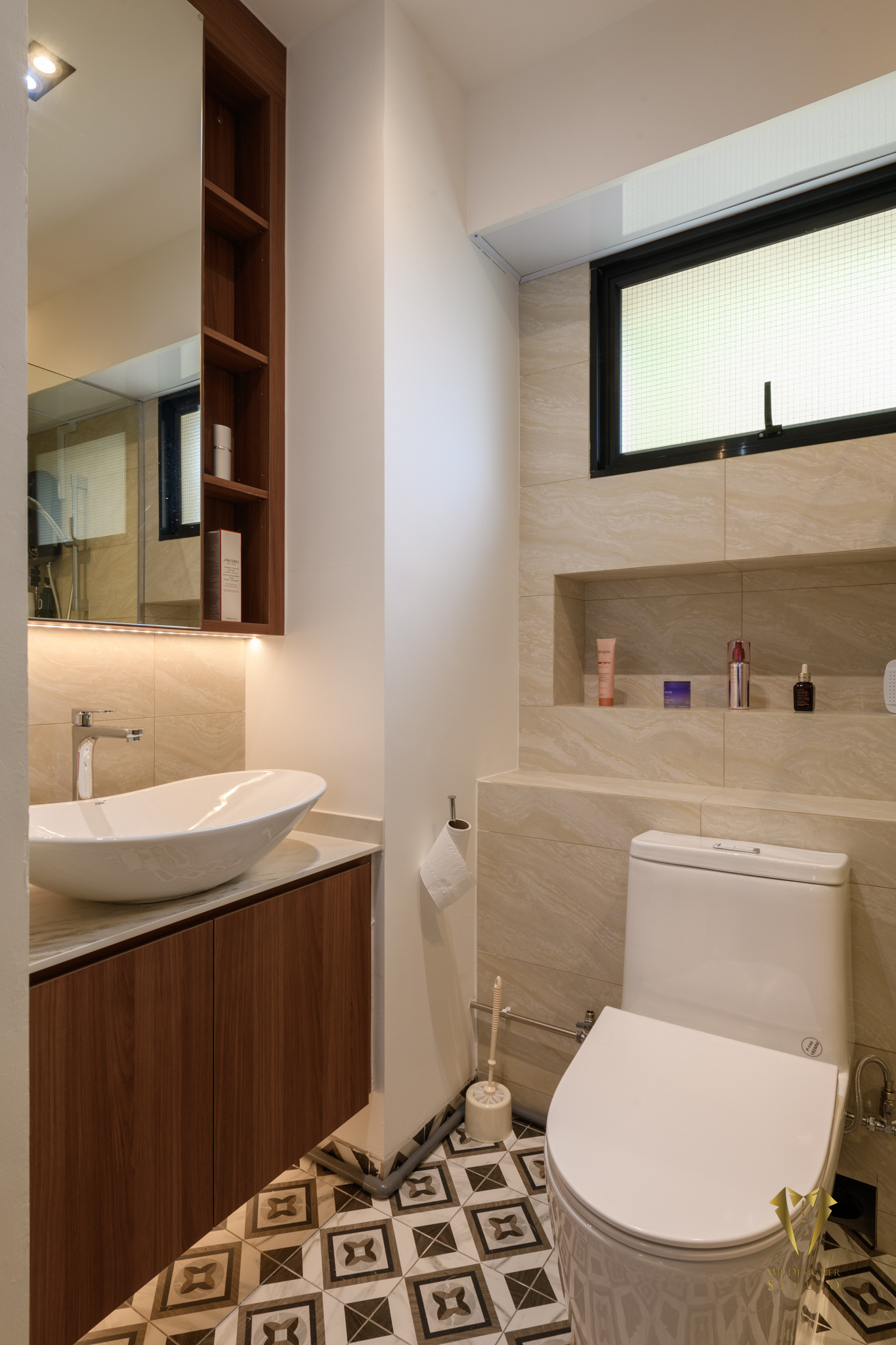 Contemporary, Modern, Oriental Design - Bathroom - HDB 5 Room - Design by Mr Designer Studio
