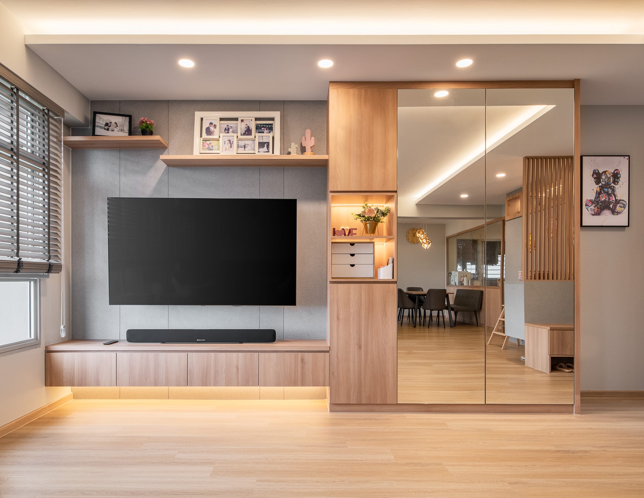 Scandinavian Design - Living Room - HDB 5 Room - Design by Mr Designer Studio
