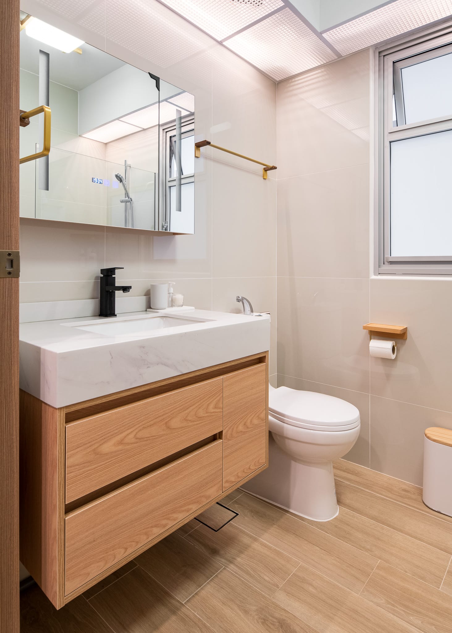 Scandinavian Design - Bathroom - HDB 5 Room - Design by Mr Designer Studio