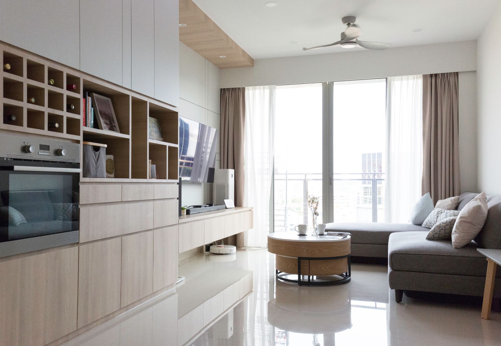Scandinavian Design - Living Room - Condominium - Design by Mu Design Studio