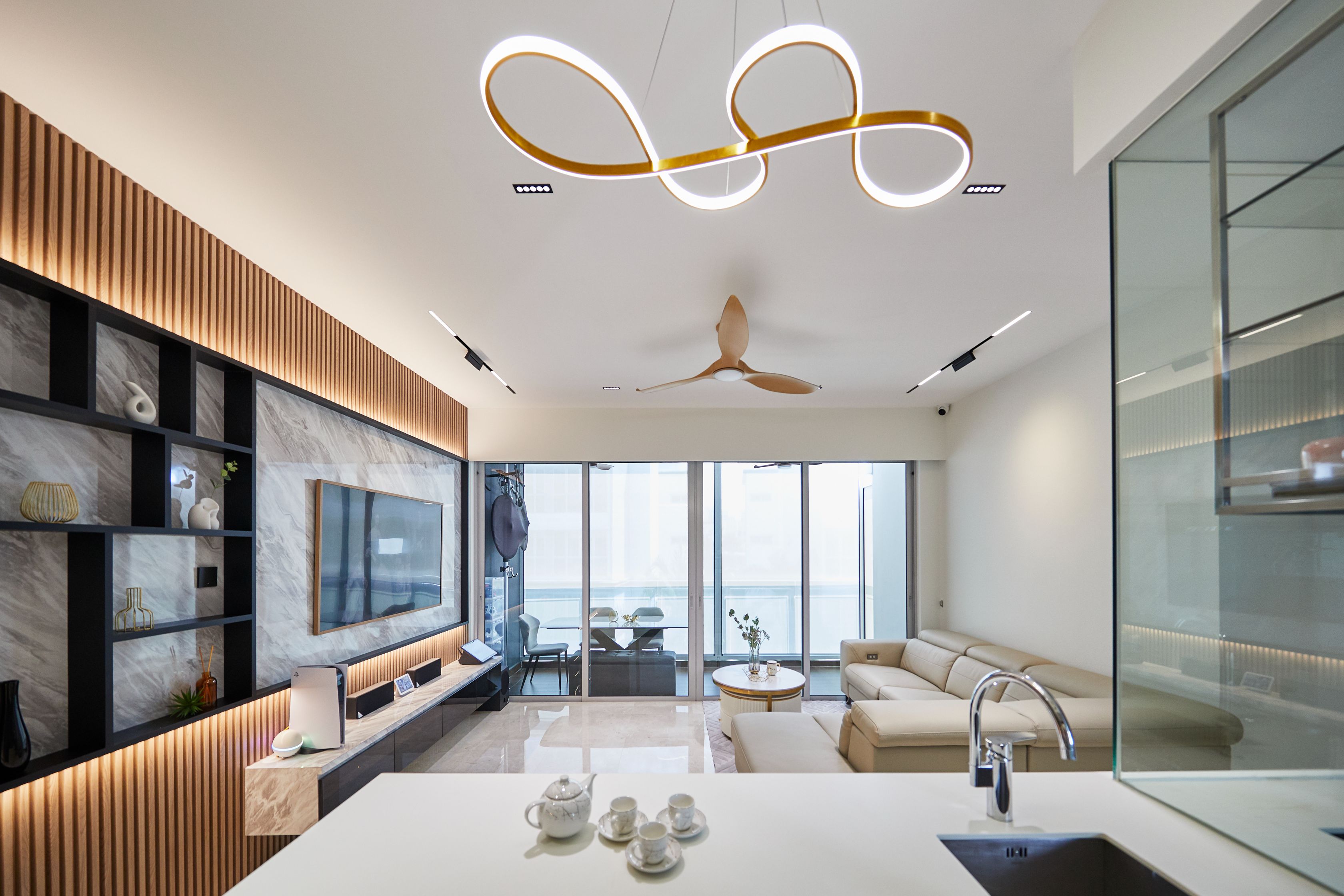 Modern Design - Living Room - Condominium - Design by Mu Design Studio