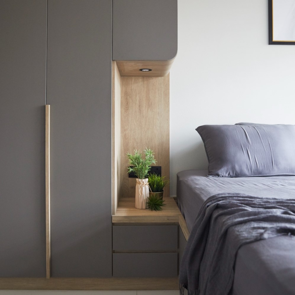 Scandinavian Design - Bedroom - HDB 4 Room - Design by Mu Design Studio