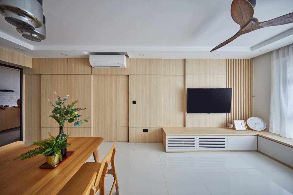 Scandinavian Design - Living Room - HDB 4 Room - Design by Mu Design Studio