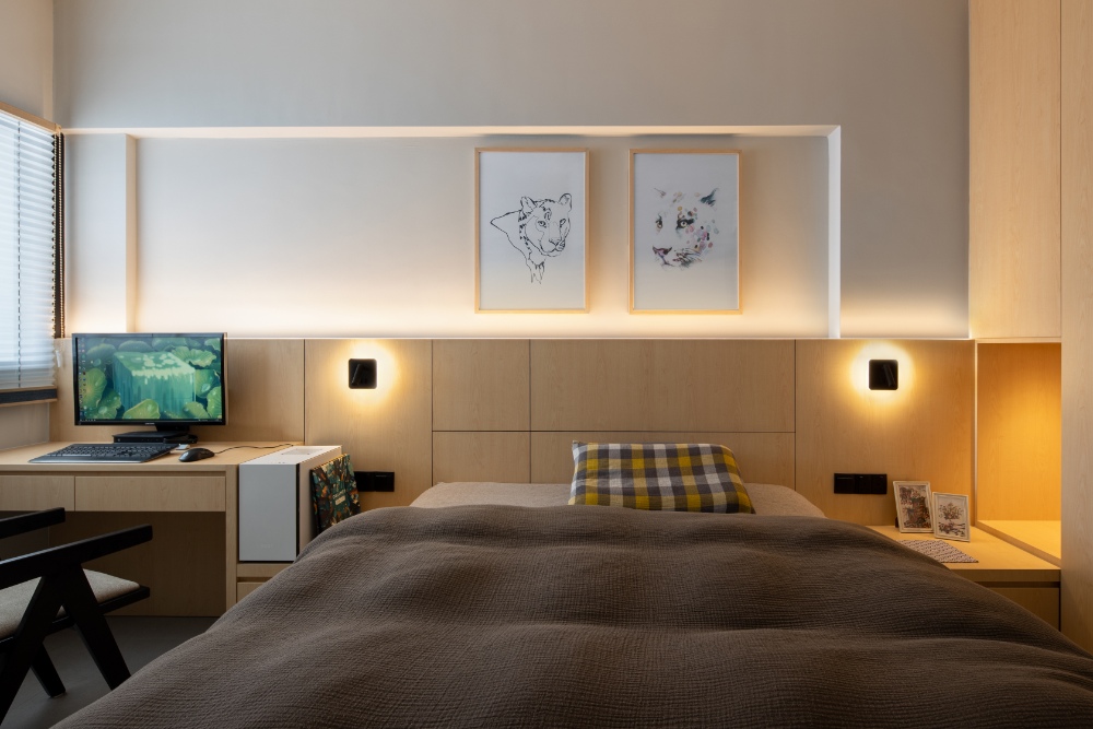 Scandinavian Design - Bedroom - HDB 3 Room - Design by Mu Design Studio