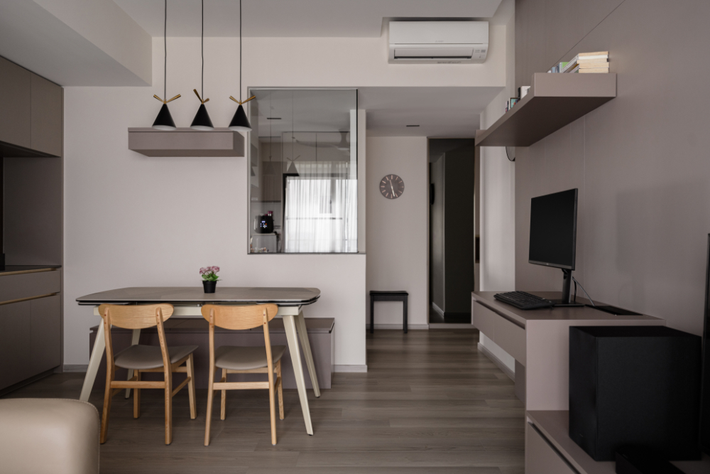 Minimalist, Modern Design - Dining Room - Condominium - Design by Mu Design Studio