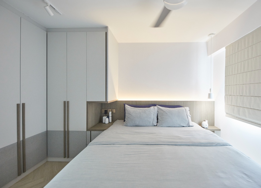 Minimalist, Modern Design - Bedroom - HDB 5 Room - Design by Mu Design Studio