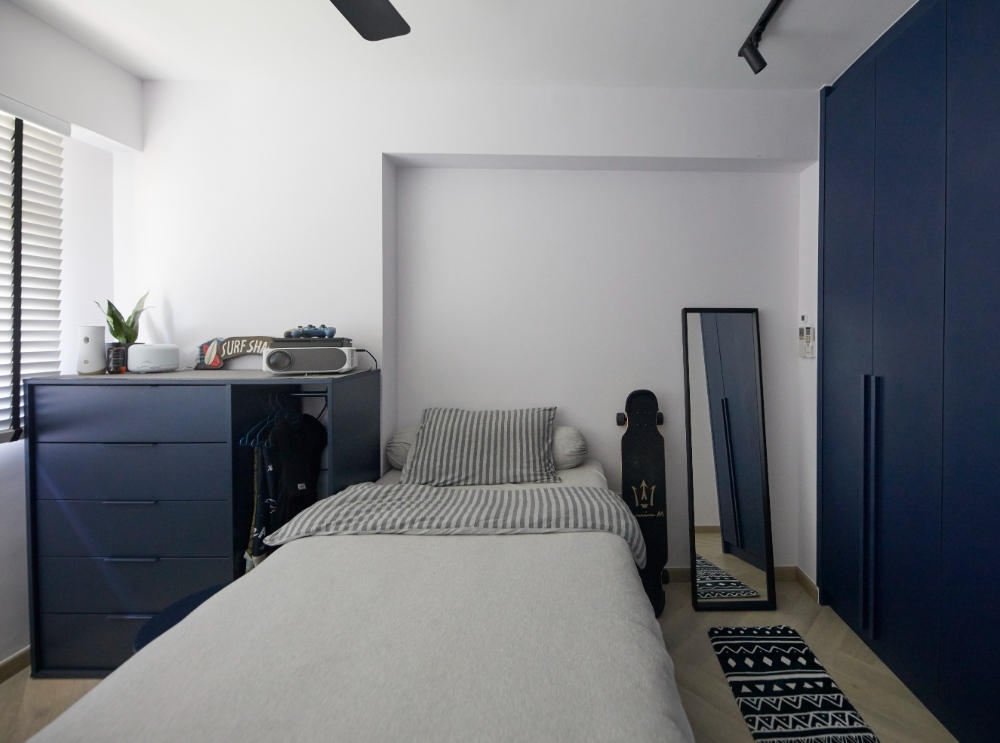 Minimalist, Modern Design - Bedroom - HDB 5 Room - Design by Mu Design Studio