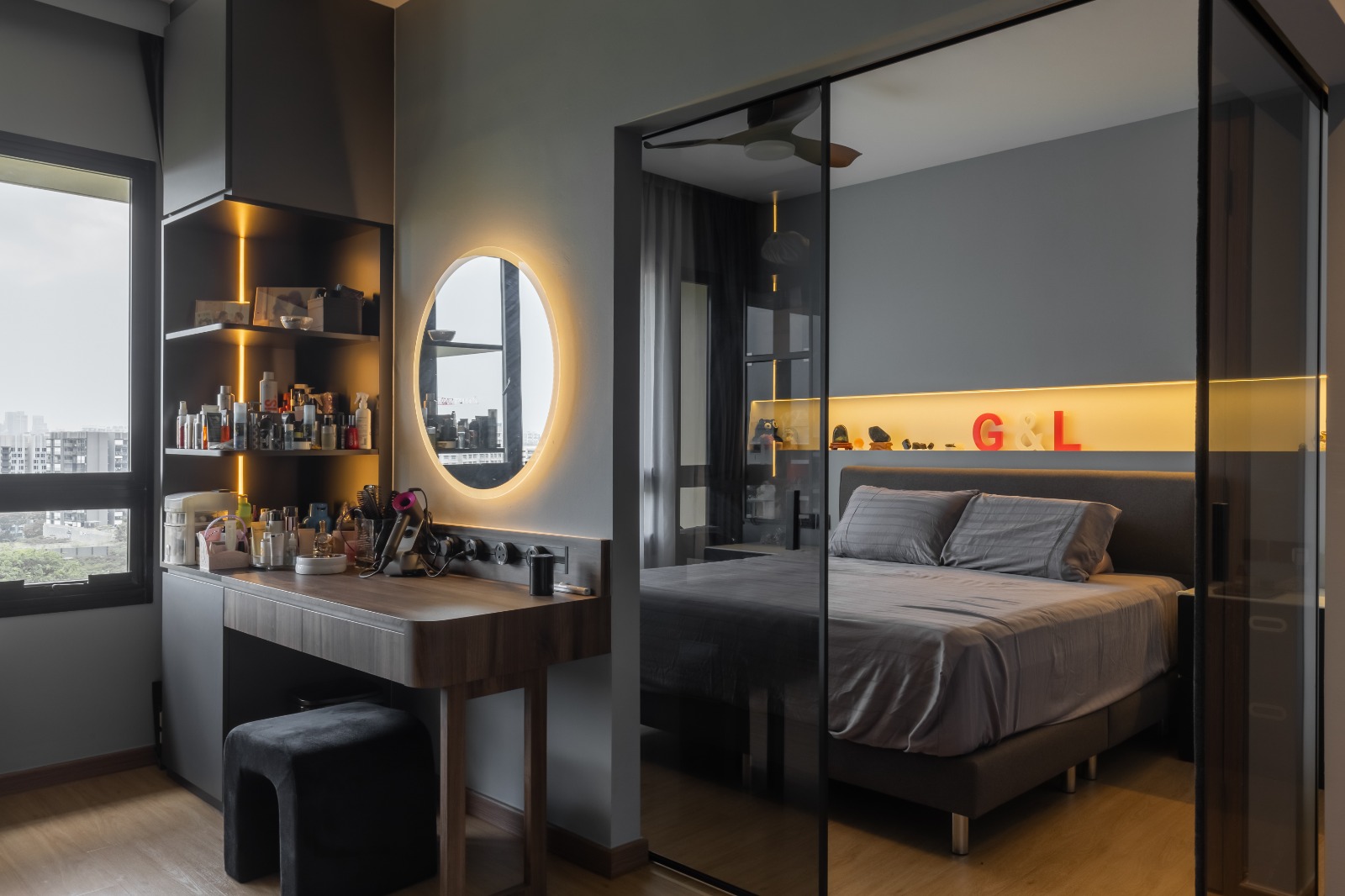 Contemporary Design - Bedroom - HDB 5 Room - Design by MYD - Pleasant Home Design
