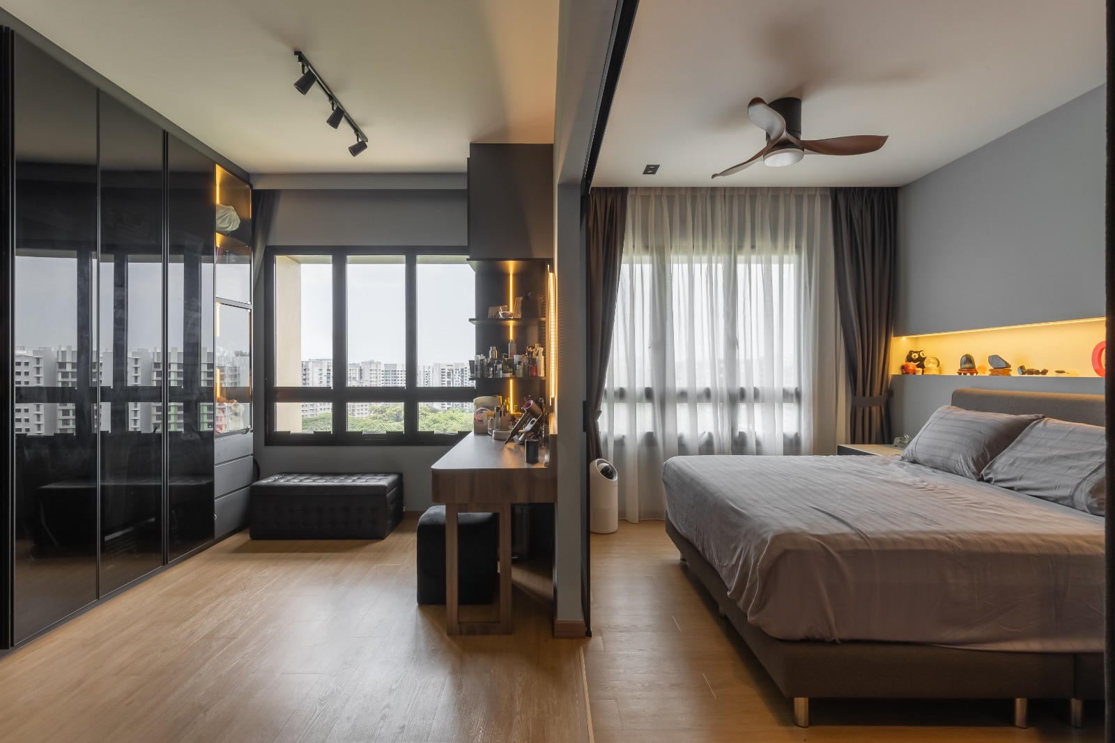 Contemporary Design - Bedroom - HDB 5 Room - Design by MYD - Pleasant Home Design