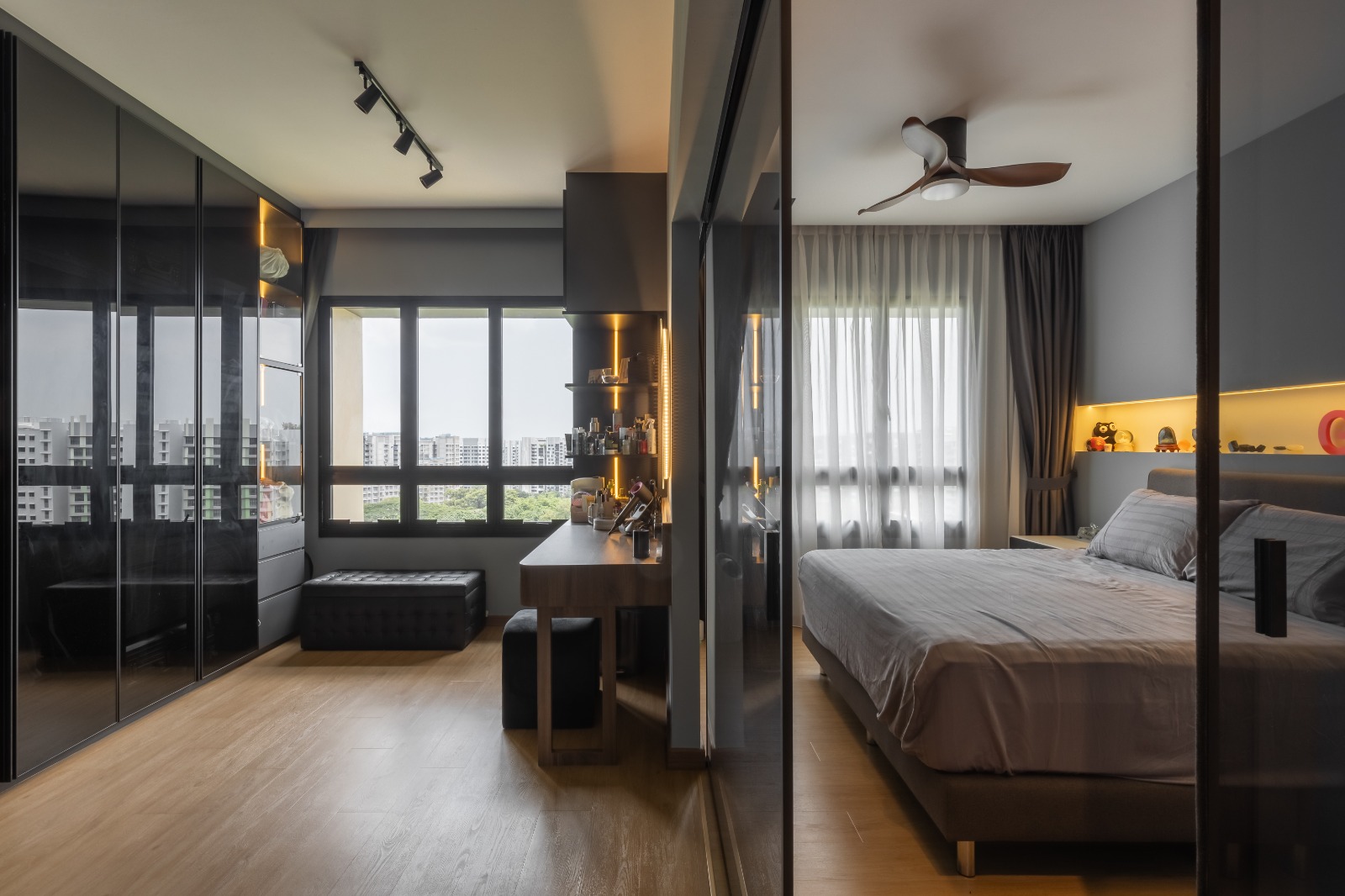 Contemporary Design - Bedroom - HDB 5 Room - Design by MYD - Pleasant Home Design