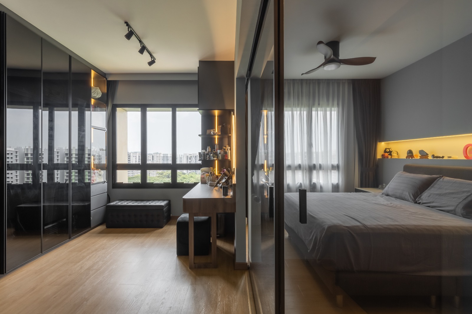 Contemporary Design - Bedroom - HDB 5 Room - Design by MYD - Pleasant Home Design