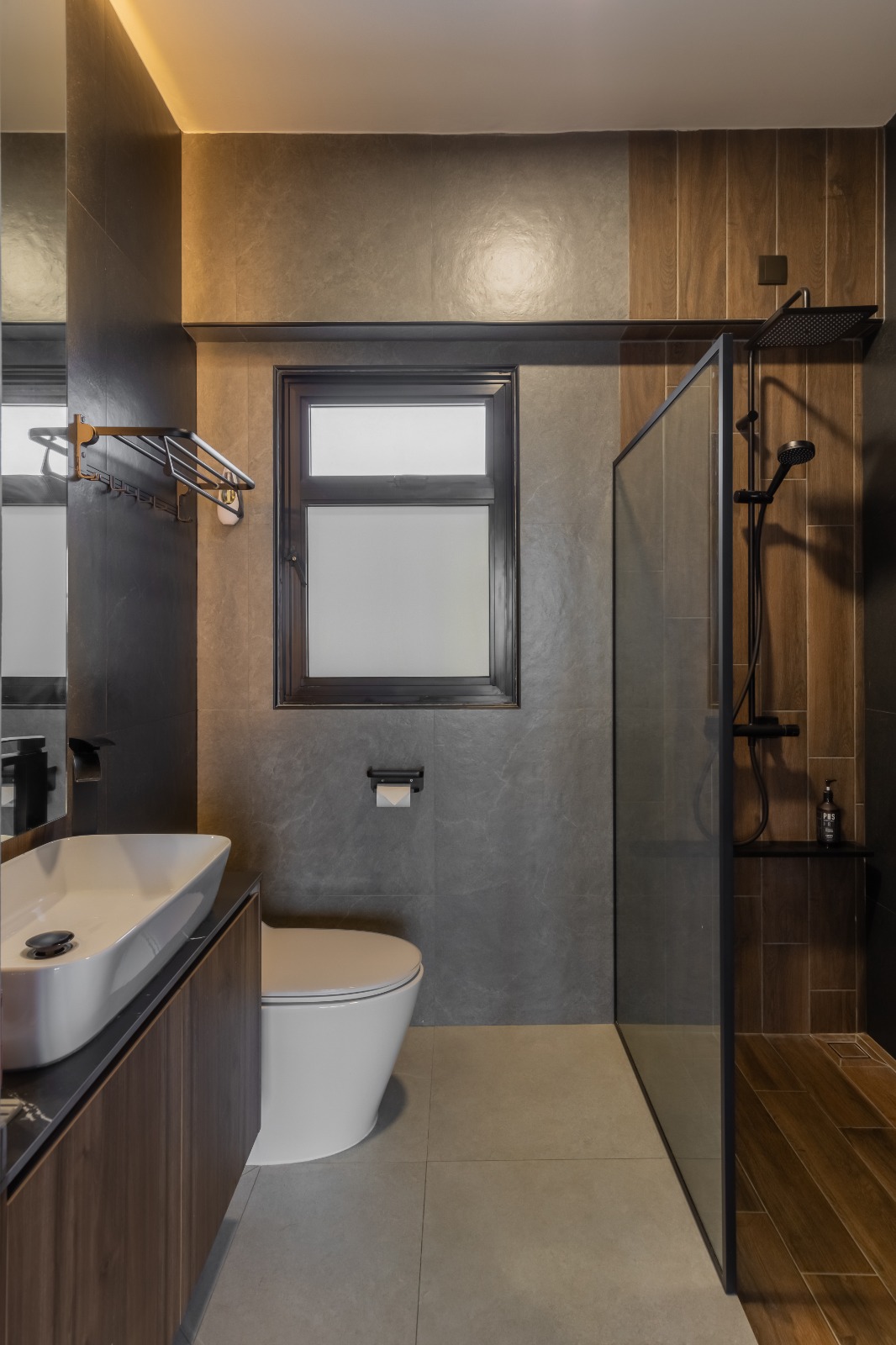 Contemporary Design - Bathroom - HDB 5 Room - Design by MYD - Pleasant Home Design