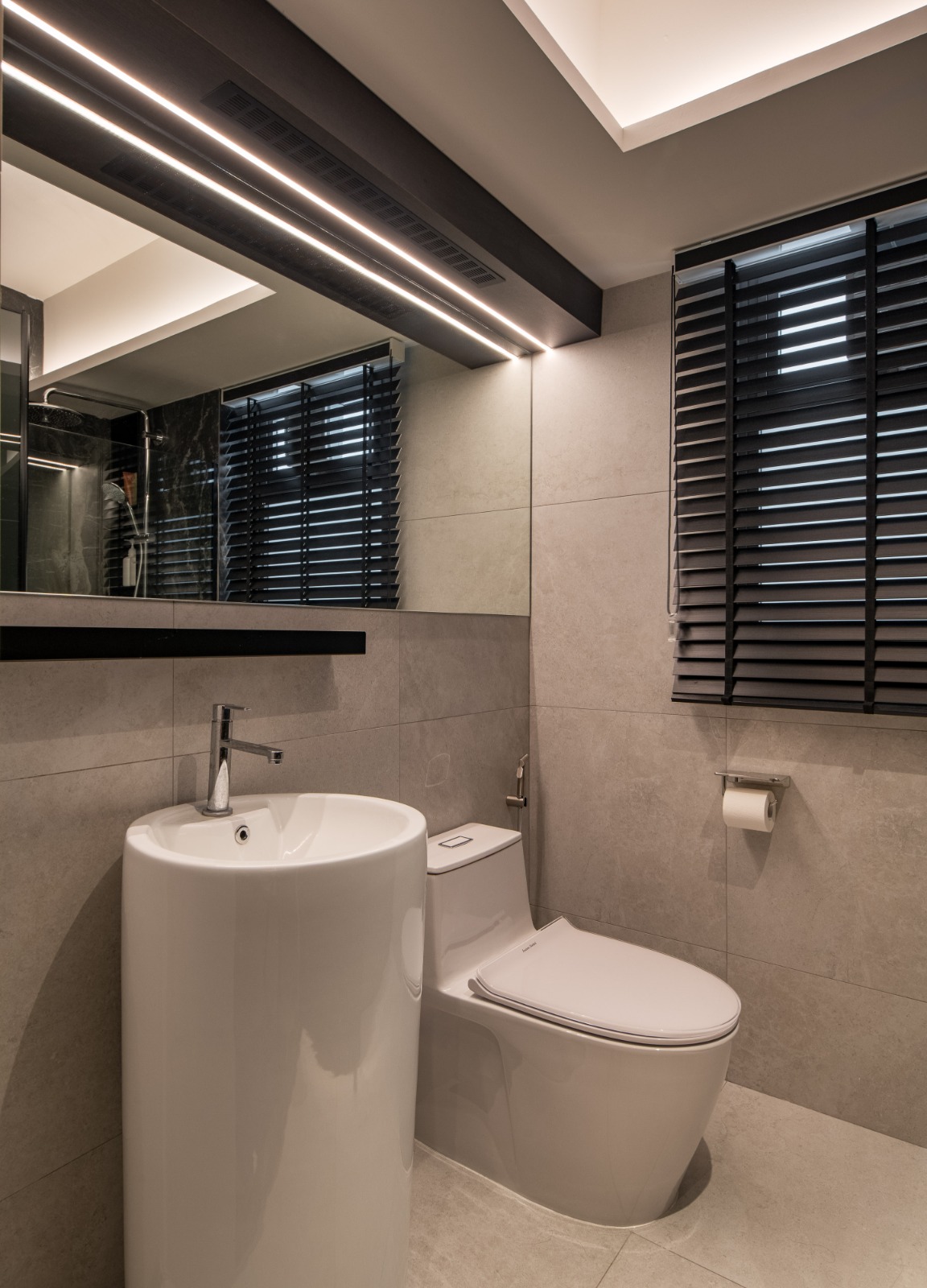Contemporary Design - Bathroom - HDB 4 Room - Design by MYD - Pleasant Home Design