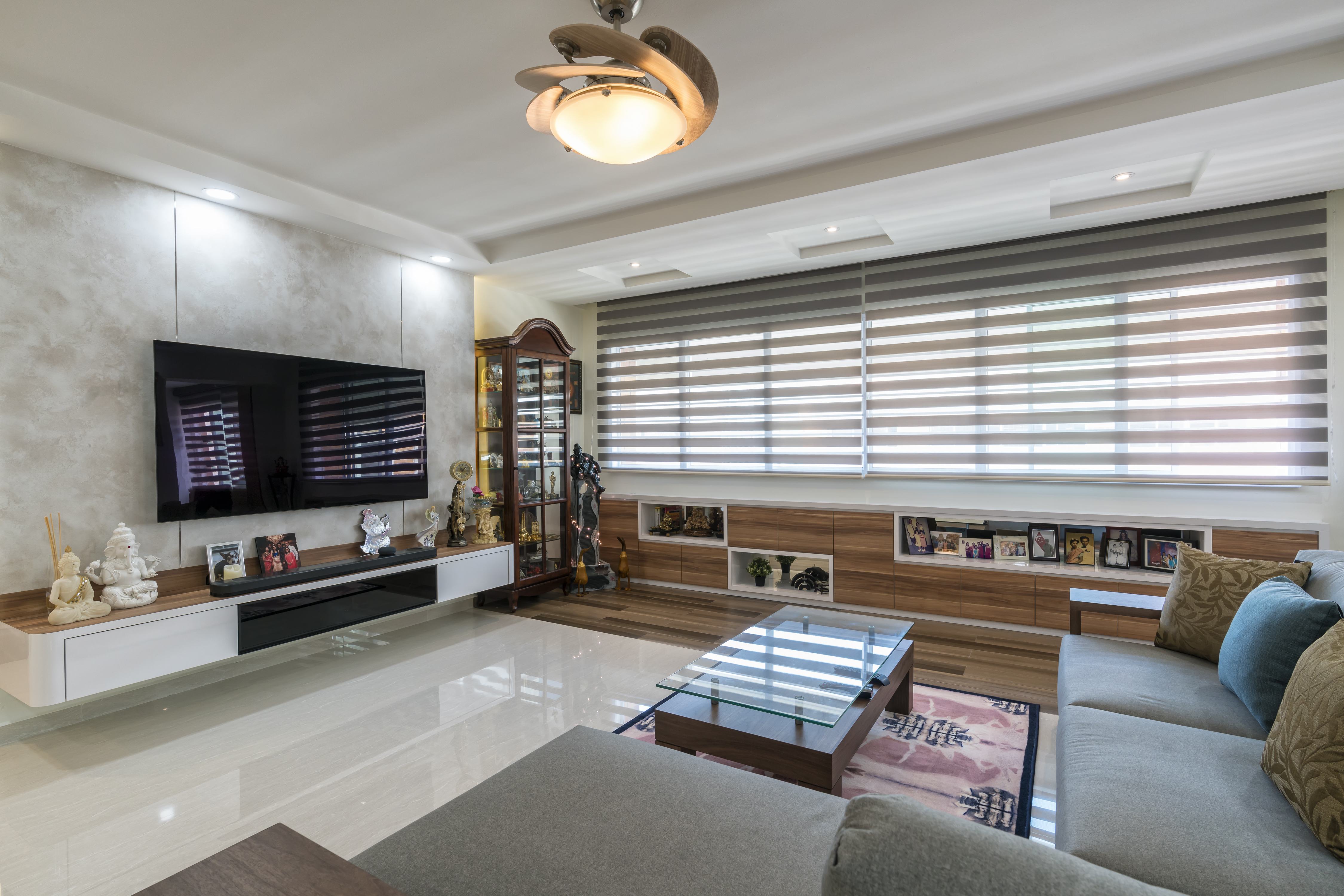 Modern, Scandinavian Design - Living Room - HDB Executive Apartment - Design by New Interior Design 